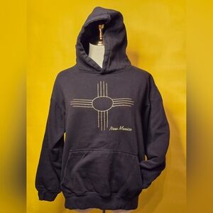 New Mexico Graphic Black Pullover Hoodie